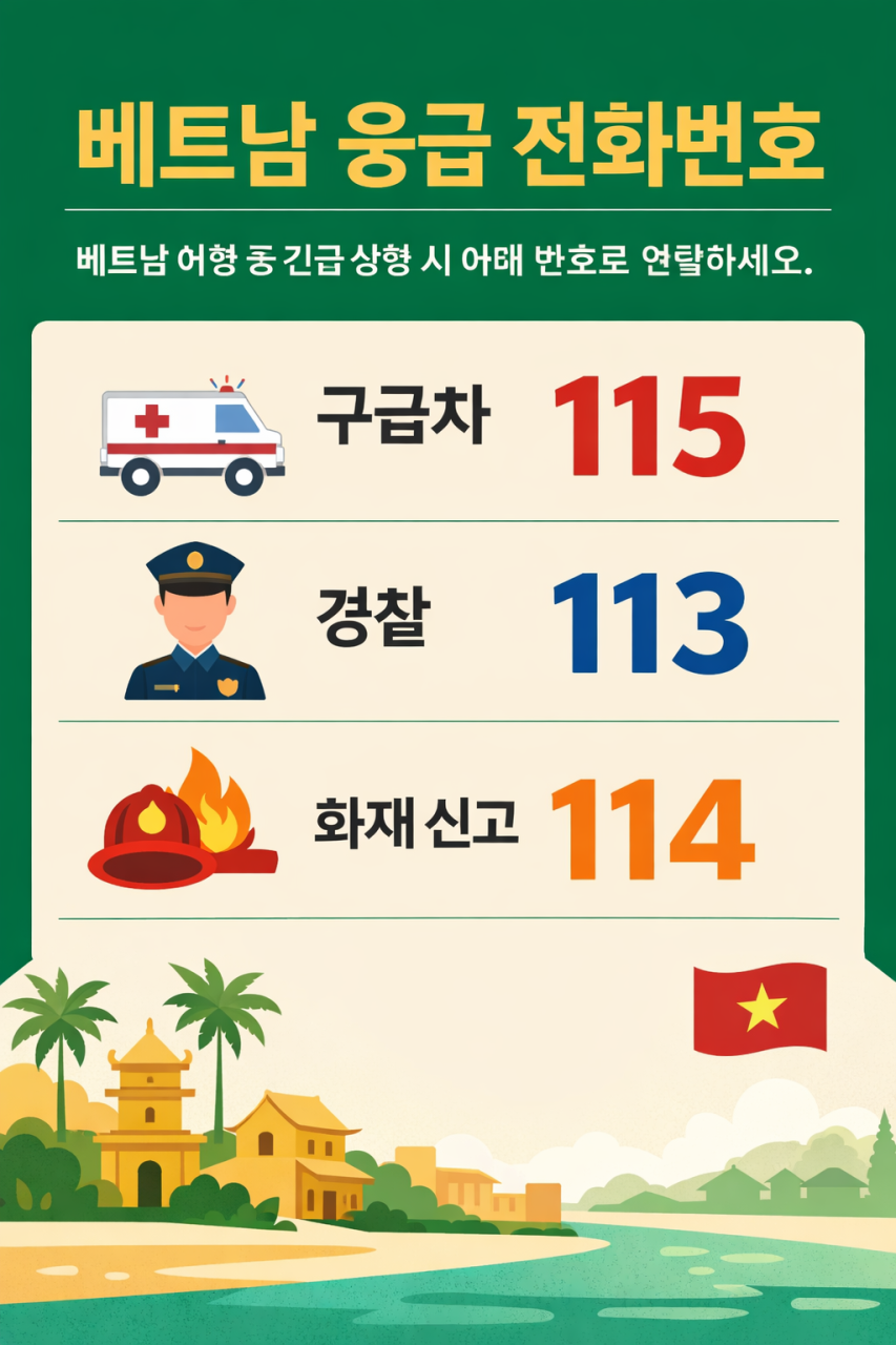 호이안 여행 응급 연락처